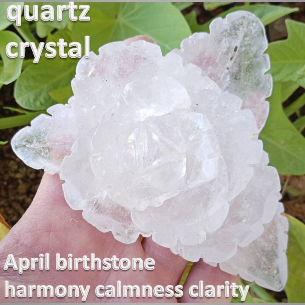 Quartz crystal flower 01